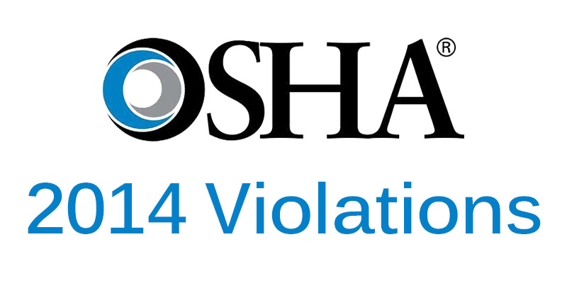 Past Top 10 OSHA Violations Retain Positions in 2014